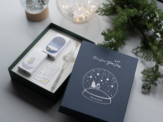 12/14㈯新発売 オリジナルガラスペン&インクセット「It’s a snow globe story」