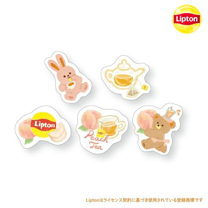 古川紙工 箱入りフレークシール リプトン