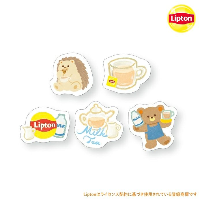 古川紙工 箱入りフレークシール リプトン