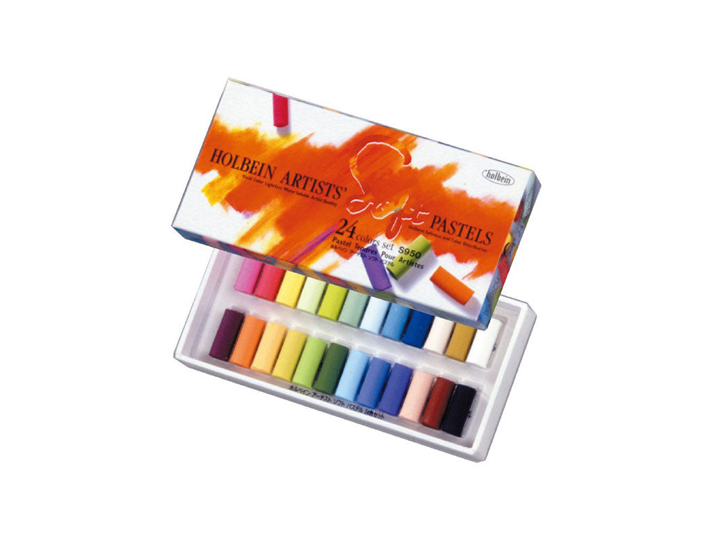 holbein ソフトパステル 24色セット