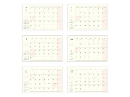 MATOKA 2024年 卓上カレンダー　Littera