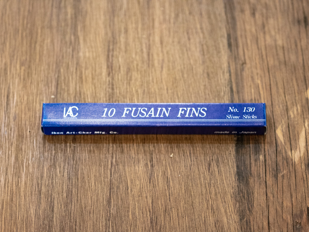 伊研 画用木炭 ヤナギ炭 細軸 10本入り NO.130