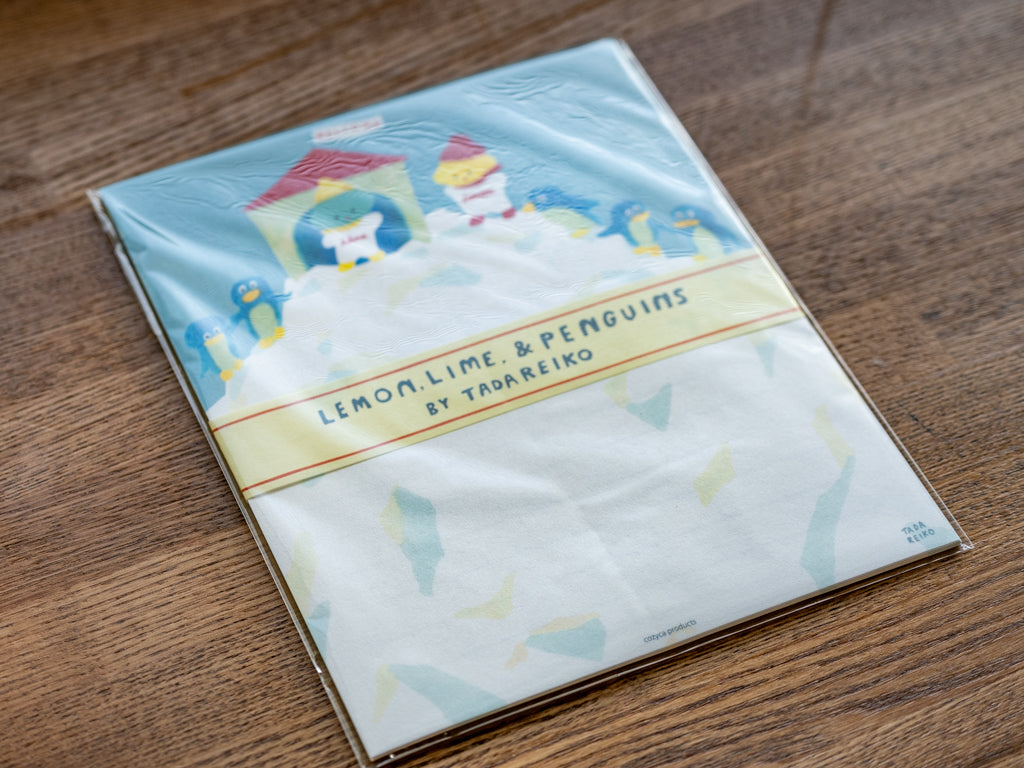 表現社 レターセット 多田玲子 LEMON, LIME, & PENGUINS