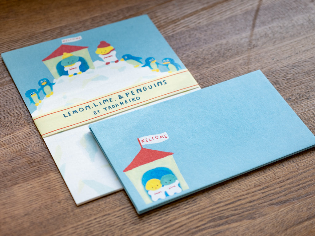 表現社 レターセット 多田玲子 LEMON, LIME, & PENGUINS