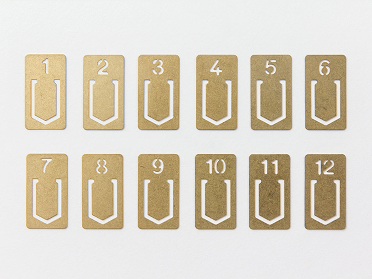 TRAVELER'S COMPANY　BRASS CLIPS Number ブラス クリップ ナンバー　