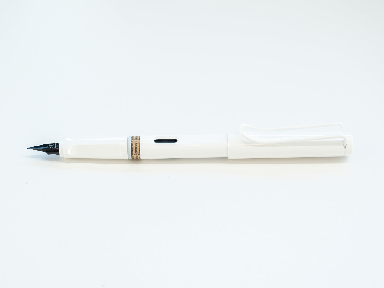 LAMY サファリ 漢字ニブ ホワイト×ホワイトクリップ【日本限定】