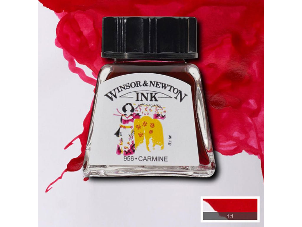 ウィンザー＆ニュートン ドローイングインク 14ml Carmine