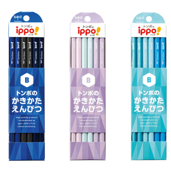 Tombow ippo! かきかたえんぴつ（1ダース・12本入） プレーン B – 文化
