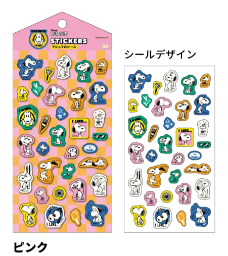 マシュマロシール STICKERS|MOOMIN・PEANUTS