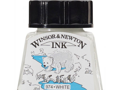 Winsor&Newton ドローイングインク 14ml  White