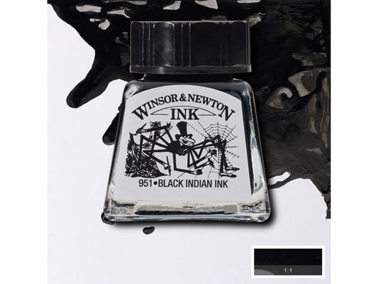 Winsor&Newton ドローイングインク 14ml Black Indian Ink