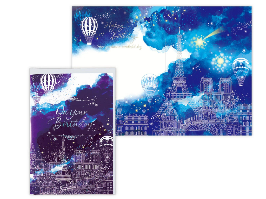 オルゴールカード 誕生お祝い 夜空にきらめく – 文化堂 │ Pentonote オルゴールカード 誕生お祝い 夜空にきらめく – 文化堂 │ Pentonote