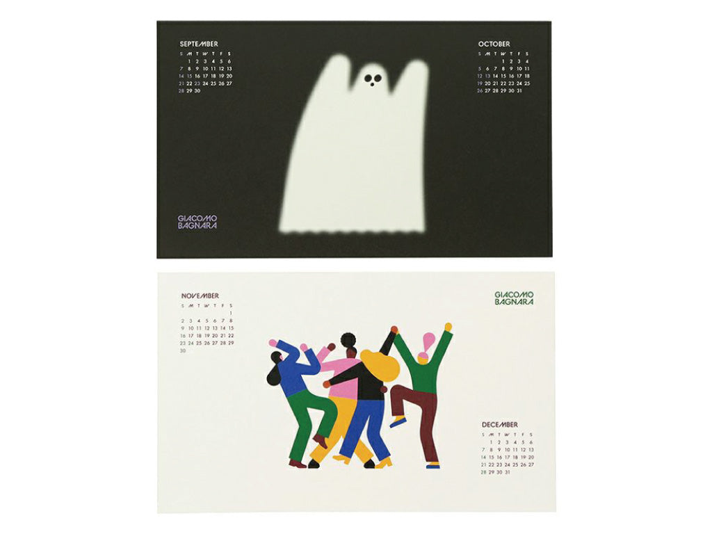 Giacomo Bagnara デスクカレンダー 2025