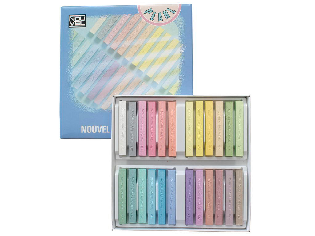 文具 関連 NOUVEL CARRE PASTEL ヌーベルカレーパステル 96色セット 