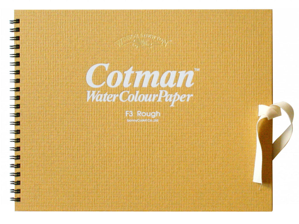 ウインザー&ニュートン コットマン水彩紙 スケッチブック 粗目 F3・F4・F6
