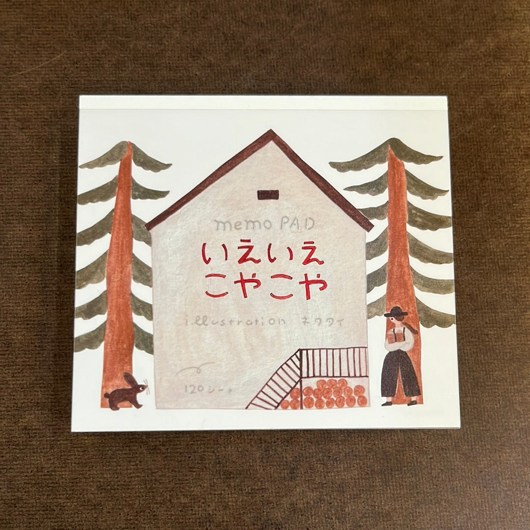 表現社 ブロックメモ ネクタイ いえいえこやこや