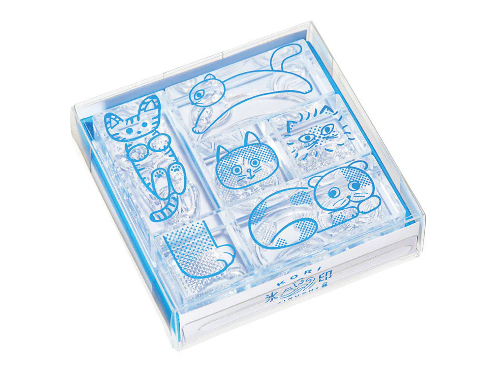 透明スタンプ 氷印 6個セット