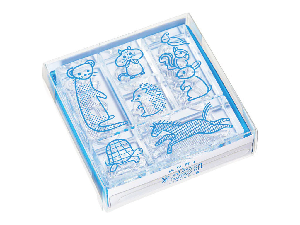 透明スタンプ 氷印 6個セット