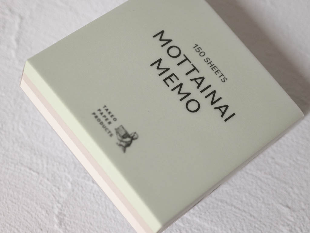 竹尾 MOTTAINAI MEMO