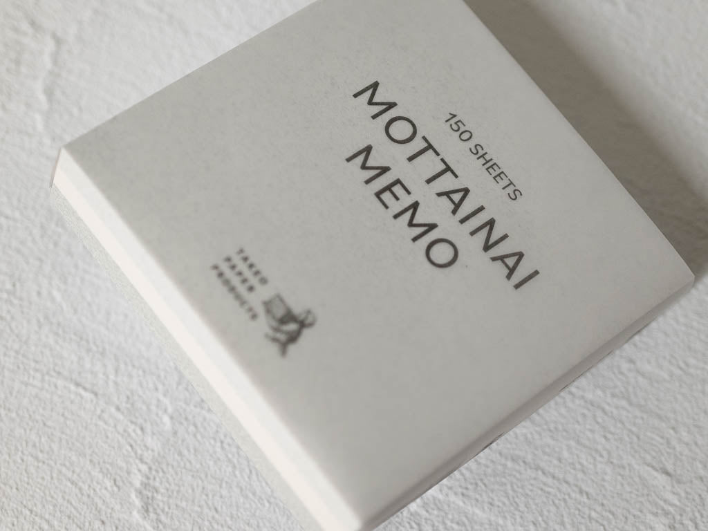 竹尾 MOTTAINAI MEMO