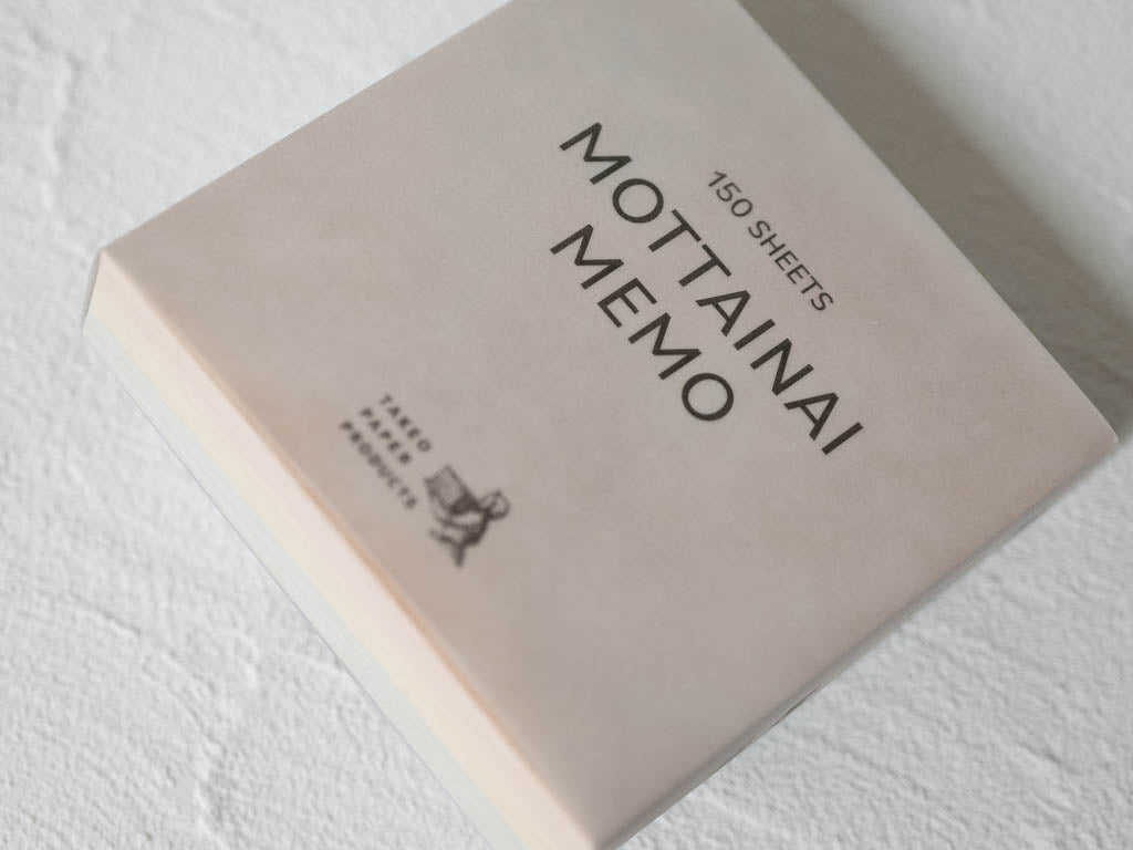 竹尾 MOTTAINAI MEMO