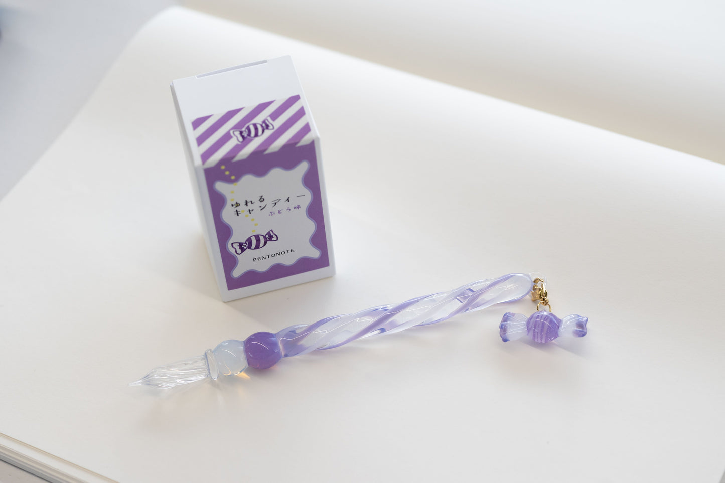 ゆれるキャンディーガラスペン