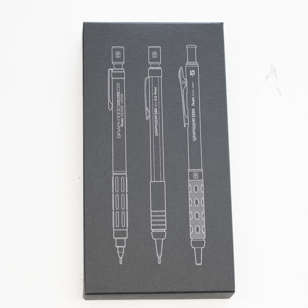 【限定】 製図用シャープペン 0.5 3本セット 60th