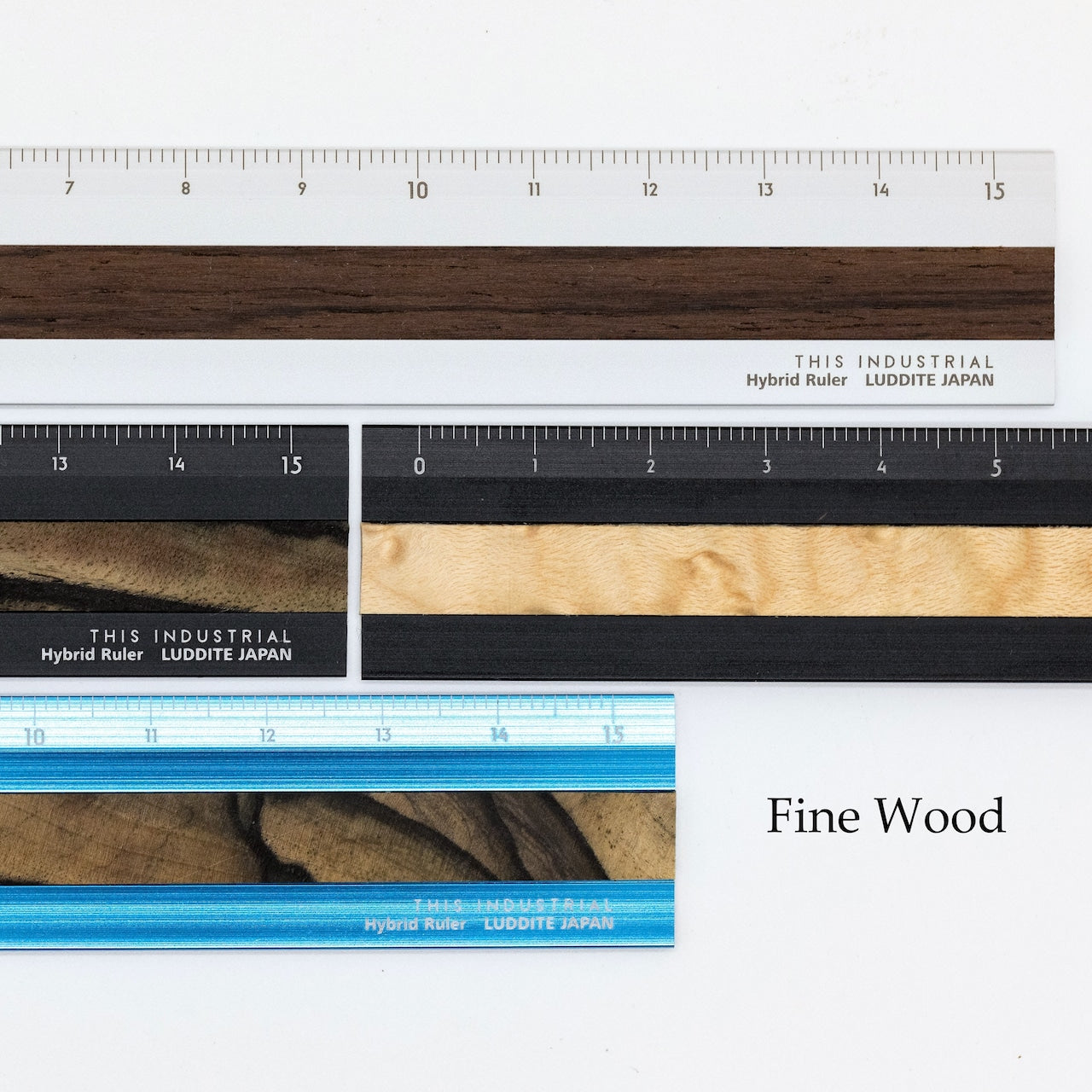 THIS INDUSTRIAL Hybrid Ruler Fine Wood