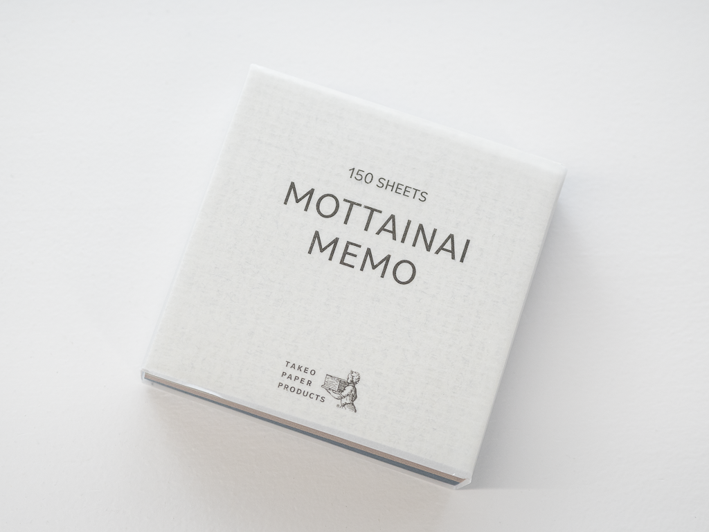 竹尾 MOTTAINAI MEMO