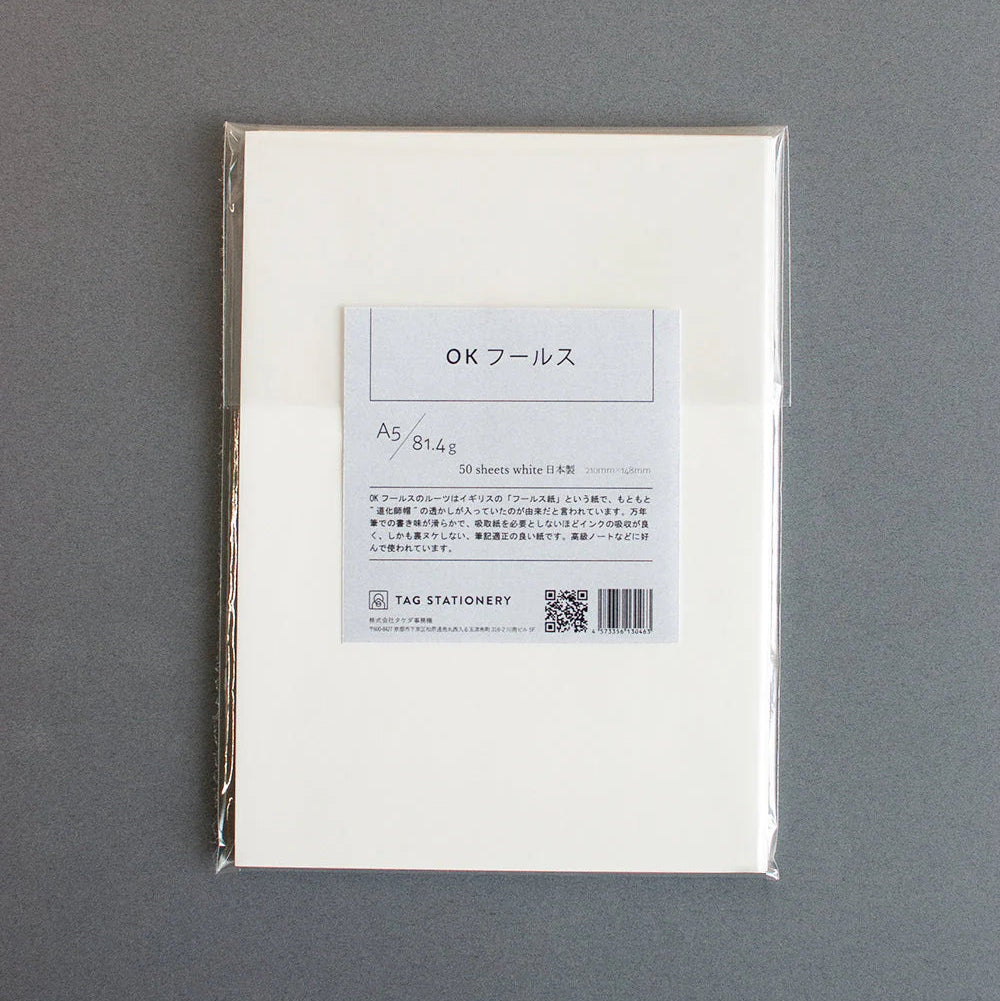 OKフールス(白) ルーズシート A5 50枚入り