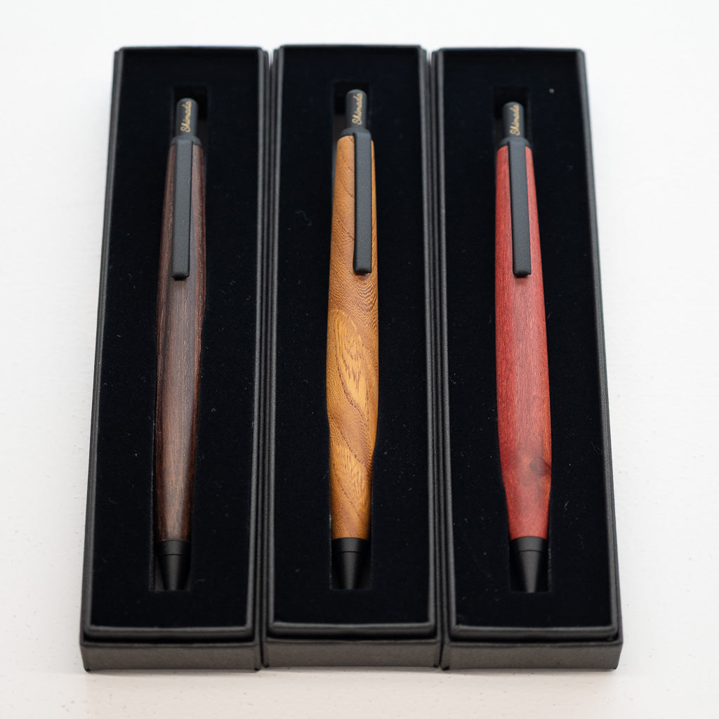 【特別生産品】島田小割製材所 木軸シャープペンシル 0.5mm