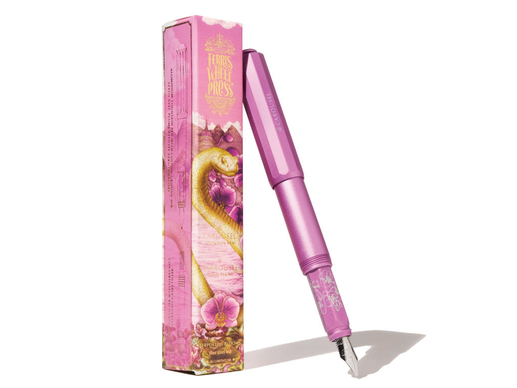 アルミカルーセル万年筆 Serpentine Blooms(サーペンタイン ブルームス)【限定】