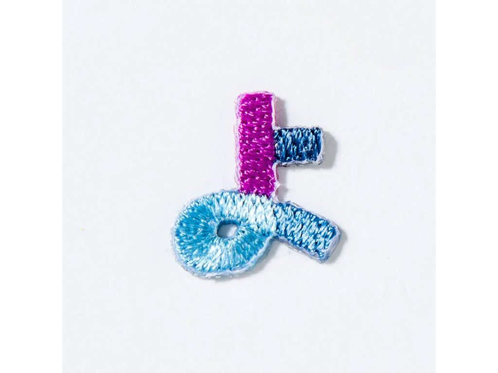 AIUEO ひらがなアップリケ 小文字