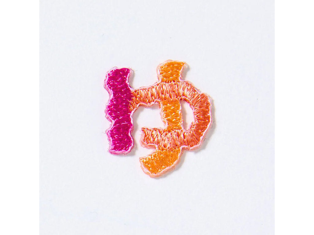 AIUEO ひらがなアップリケ 小文字