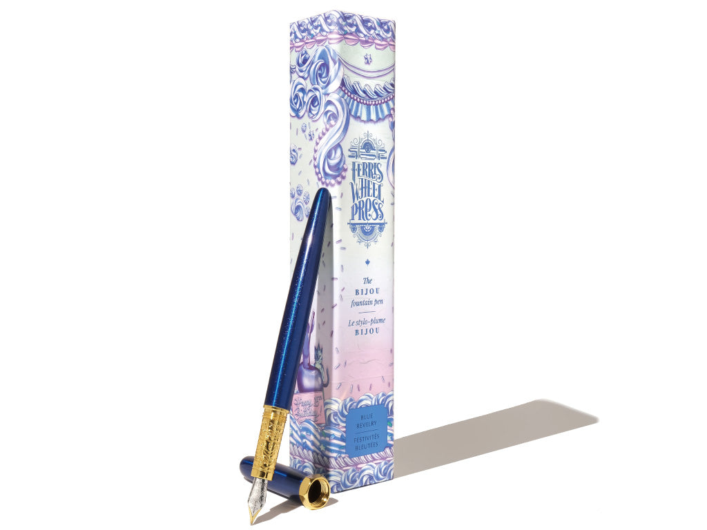 【限定】ビジュー万年筆 Blue Revelry(ブルーレヴェルリー)