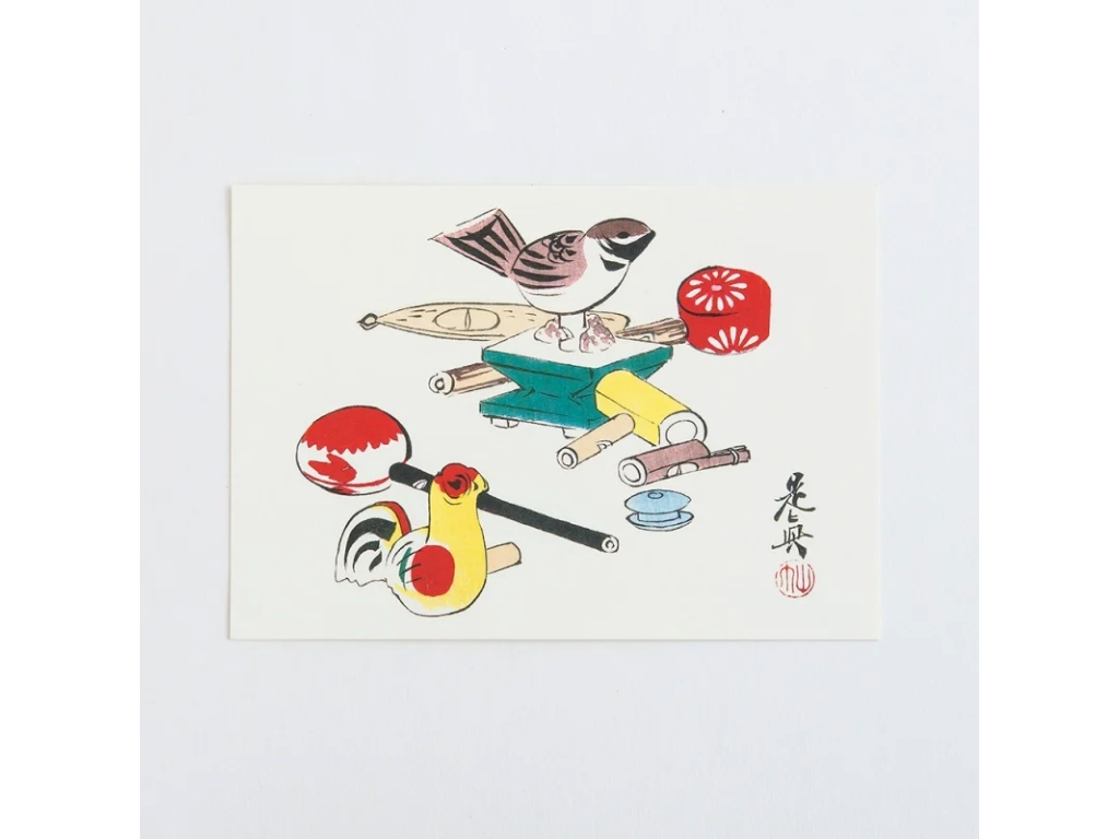 榛原 絵はがき 柴田是真