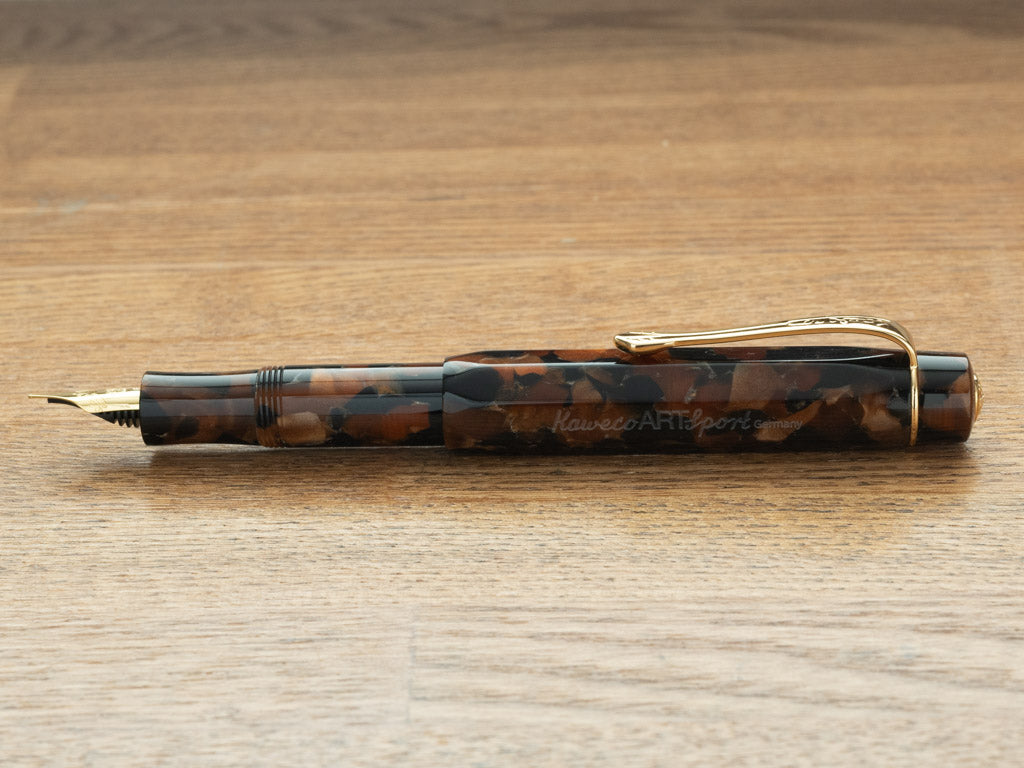 KAWECO アートスポーツ 万年筆 ヒッコリーブラウン