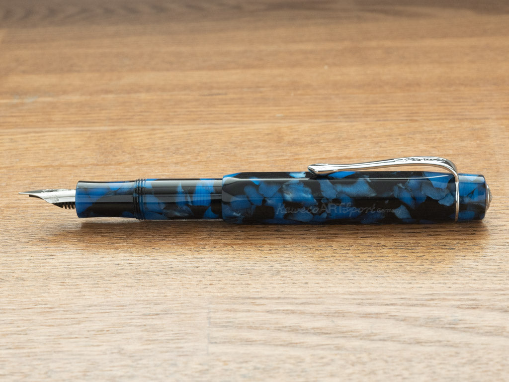 KAWECO アートスポーツ 万年筆 ペブルブルー