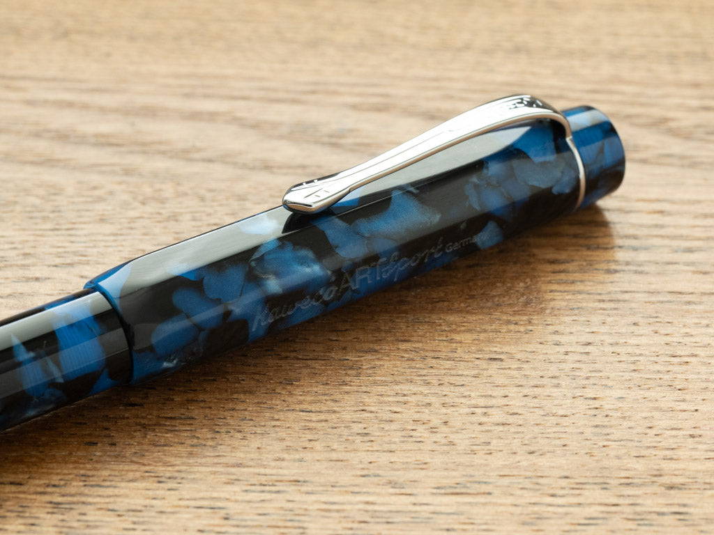 KAWECO アートスポーツ 万年筆 ペブルブルー