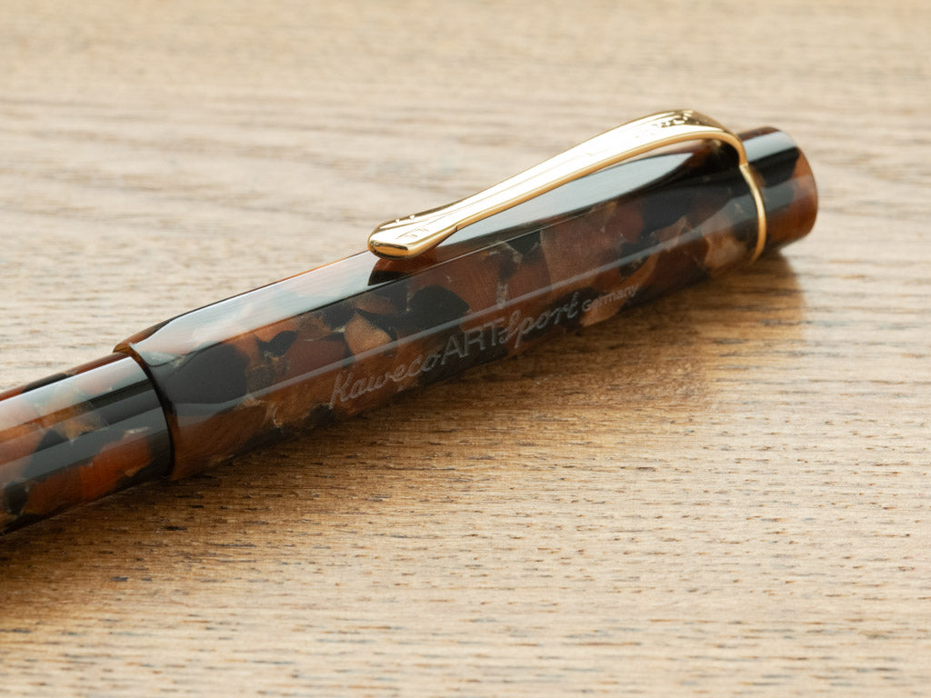 KAWECO アートスポーツ 万年筆 ヒッコリーブラウン