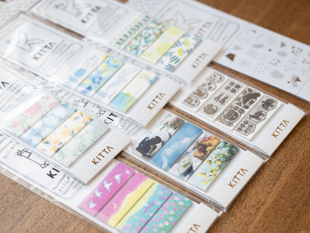 KITTA 新柄6冊+ノベルティシール セット
