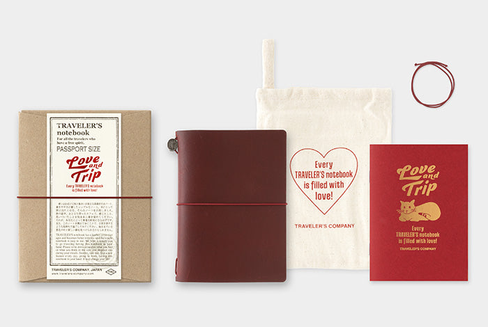 【限定】トラベラーズノート LOVE AND TRIP パスポートサイズ本体