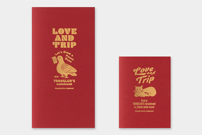 【限定】トラベラーズノート リフィル LOVE AND TRIP レギュラーサイズ