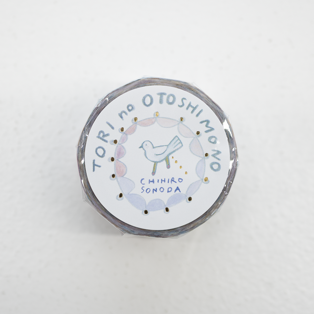 箔押しマステ CHIHIRO SONODA「TORI no OTOSHIMONO」