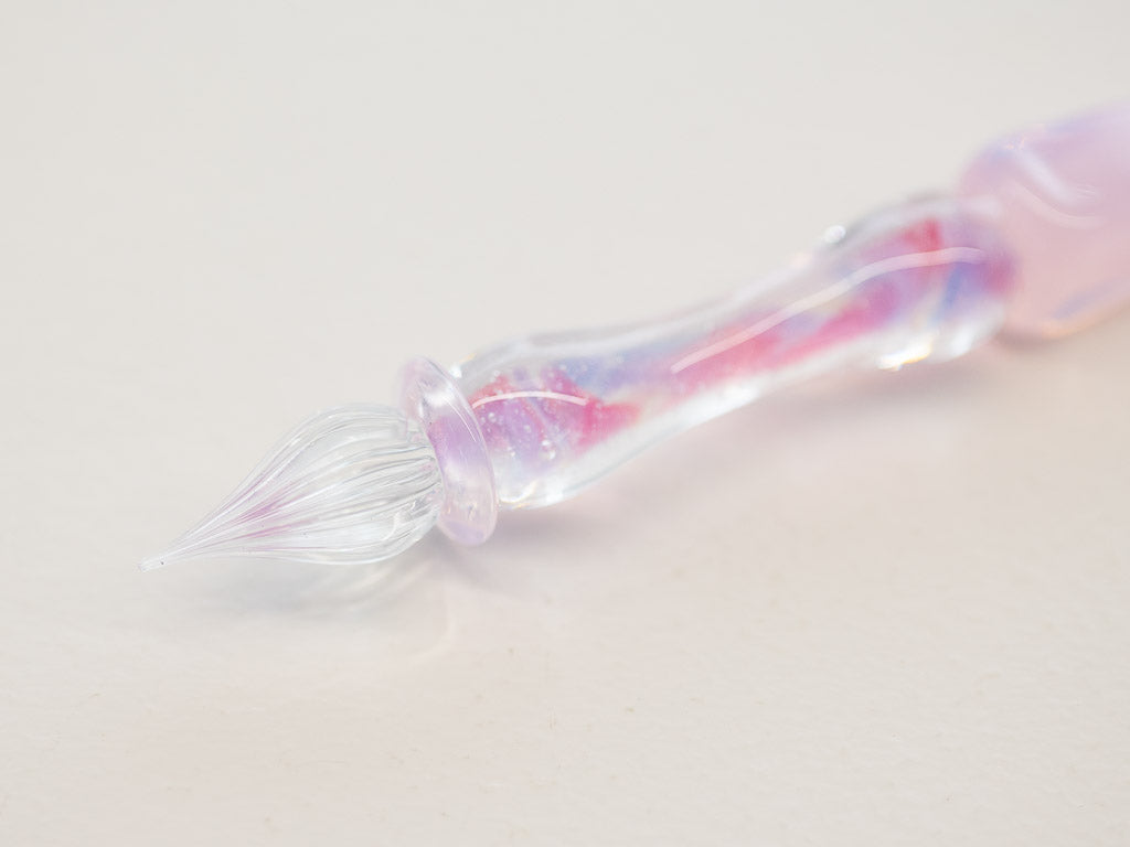 しなぷす ガラスペン モンタージュmilky berry