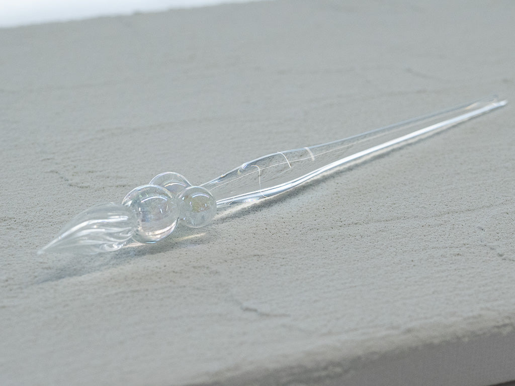 MOKUReN しゃぼん玉 ガラスペン ダイクロガラス入り