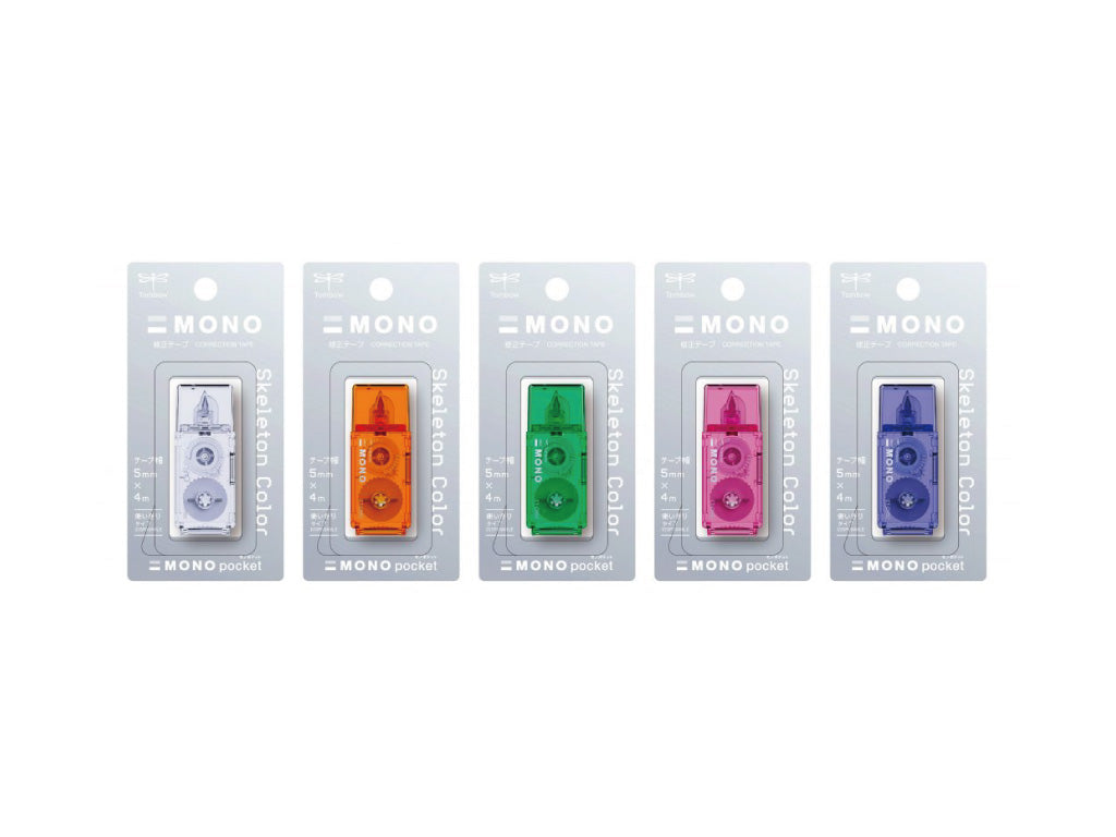 【限定】 MONO pocket モノポケット スケルトンカラー 修正テープ