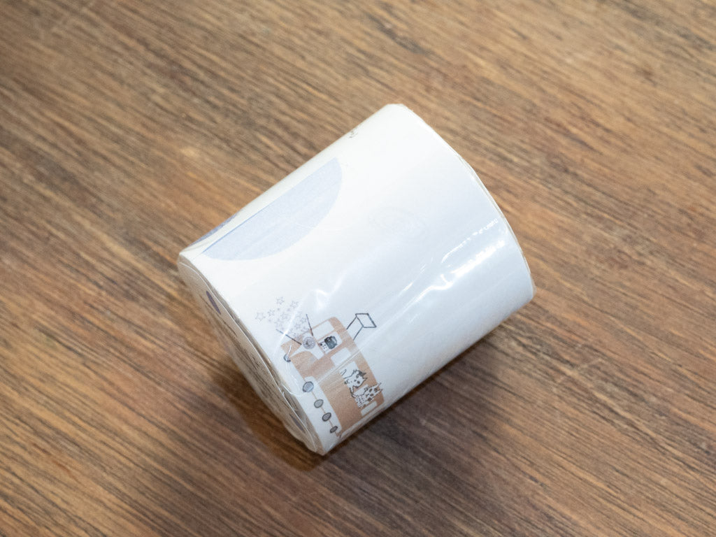 モノクローム ロールふせん 宮沢賢治幻燈館