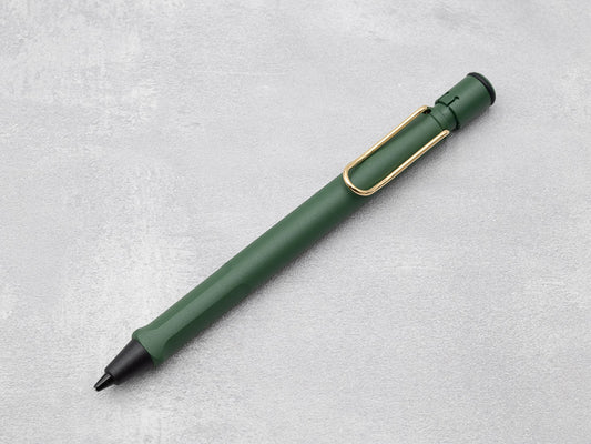 【限定】LAMY サファリ フィールドグリーン×ゴールドクリップ ペンシル