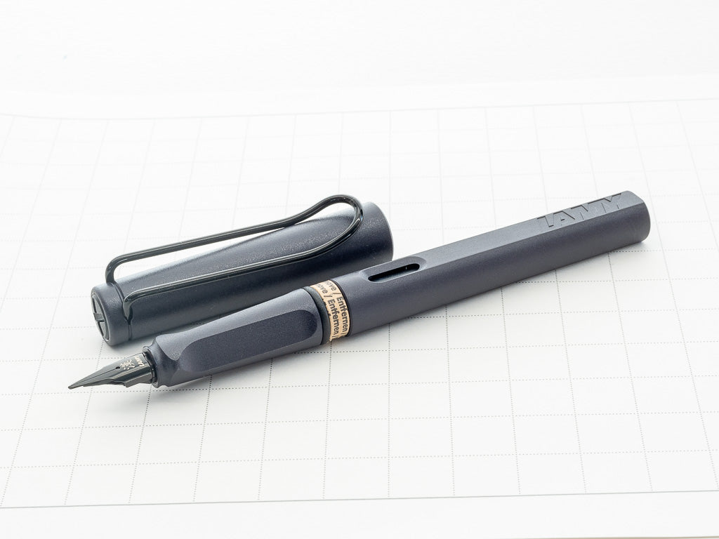 LAMY サファリ 漢字ニブ 万年筆 スチールブラック 【限定】